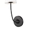 Z-Lite Shannon Wall Sconce, 1-Light, 5.25 In.W x 7.25 In.L x 17 In.H, Matte Black/white 3040-1S-MB - alternate 2